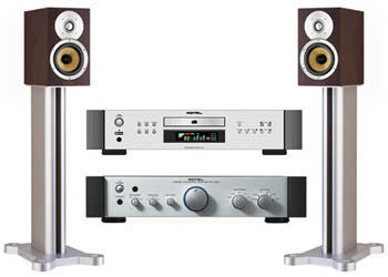 Rotel RCD-1072 + Rotel RA-1062 + B&W CM1