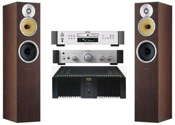 Rotel RCD-1072 + Rotel RC-1070 + Rotel RB-1070 + B&W CM7