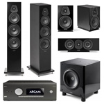 Arcam AVR30+Sonus Faber Lumina V Black+Sonus Faber Lumina Center I Black+Sonus Faber Lumina II black+Sonus Faber Gravis II Black